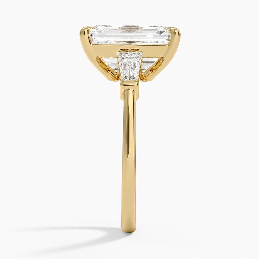 Como Diamond Ring - Yellow Gold - 5 ct - Side 2