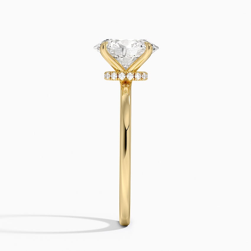 Jaipur Diamond Ring - Yellow Gold - 2 ct - Side 2
