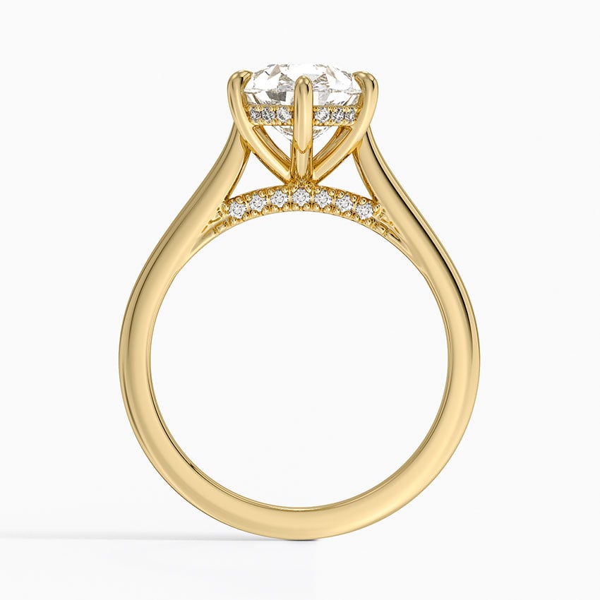 Maui Diamond Ring - Yellow Gold - 2.5 ct - Side 2