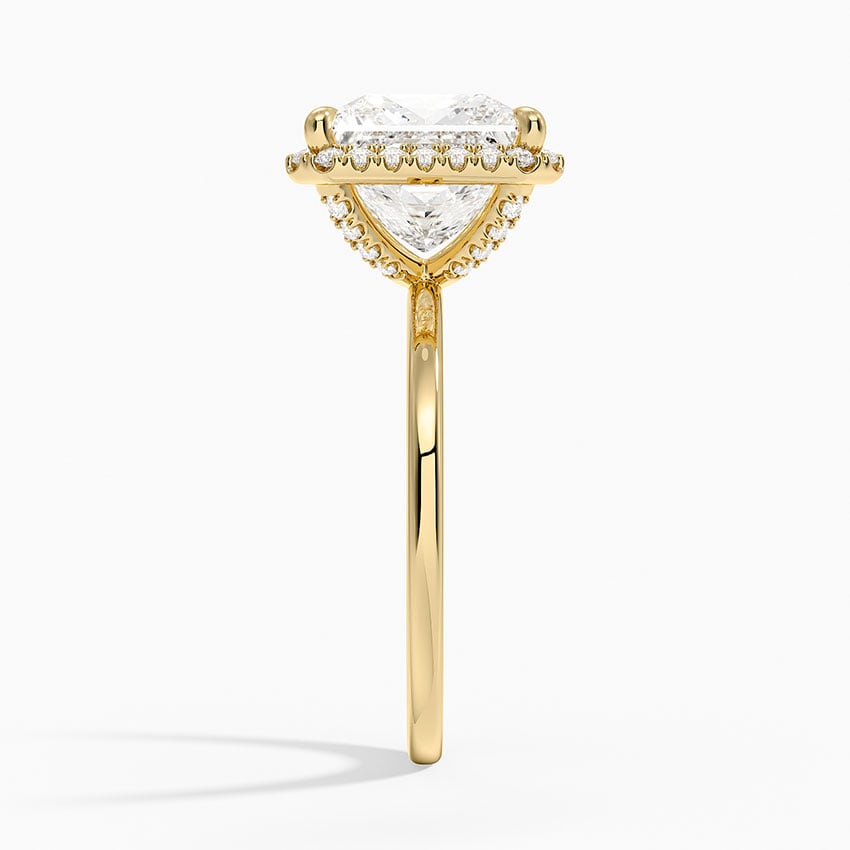 Bordeaux Diamond Ring - Yellow Gold - 4 ct - Side 2