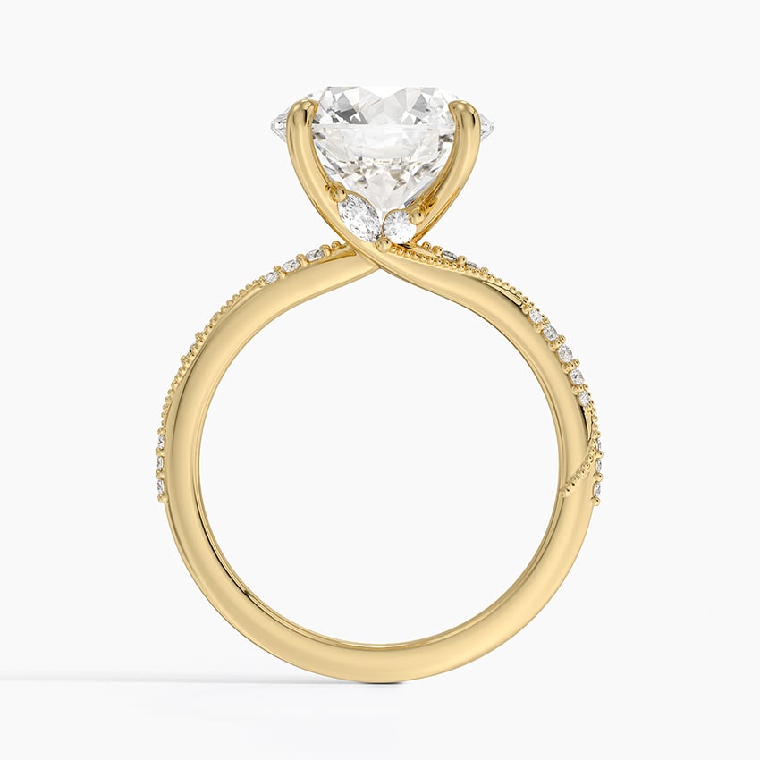 Whitsunday Diamond Ring - Yellow Gold - 3.5 ct - Side 2