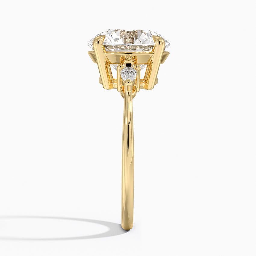 Byron Diamond Ring - Yellow Gold - 4 ct - Side 2