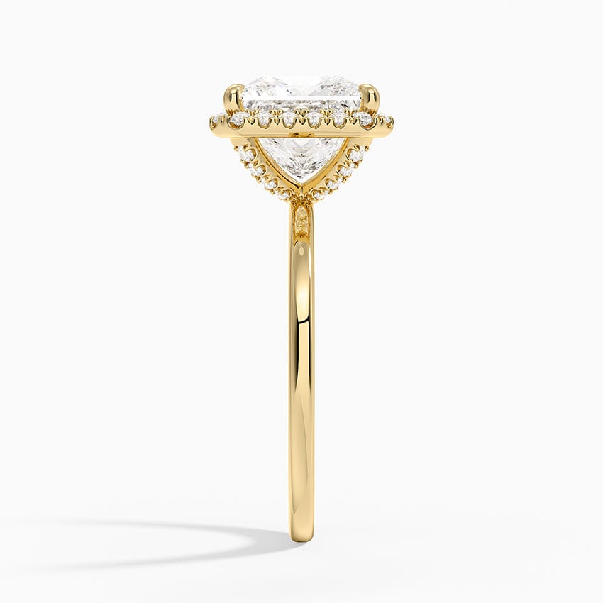 Bordeaux Diamond Ring - Yellow Gold - 3 ct - Side 2