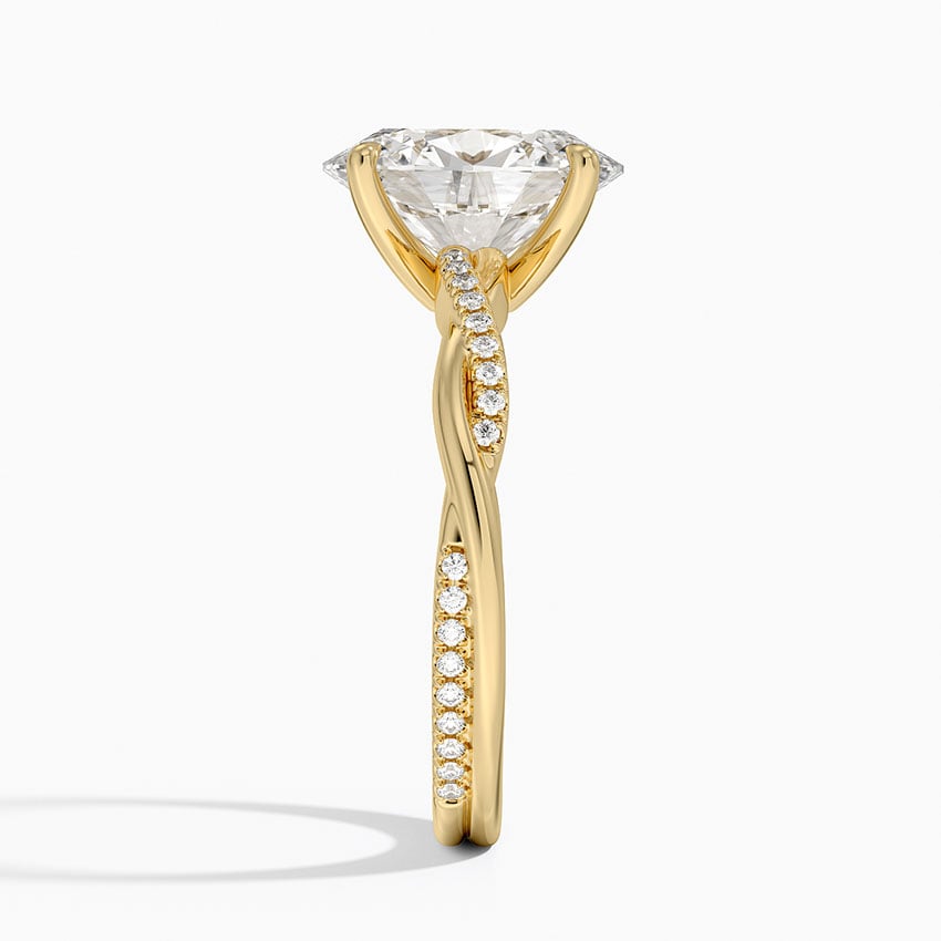 Sapporo Diamond Ring - Yellow Gold - 2.5 ct - Side 2