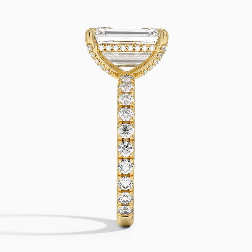 Milford Diamond Ring - Yellow Gold - 4 ct - Side 2