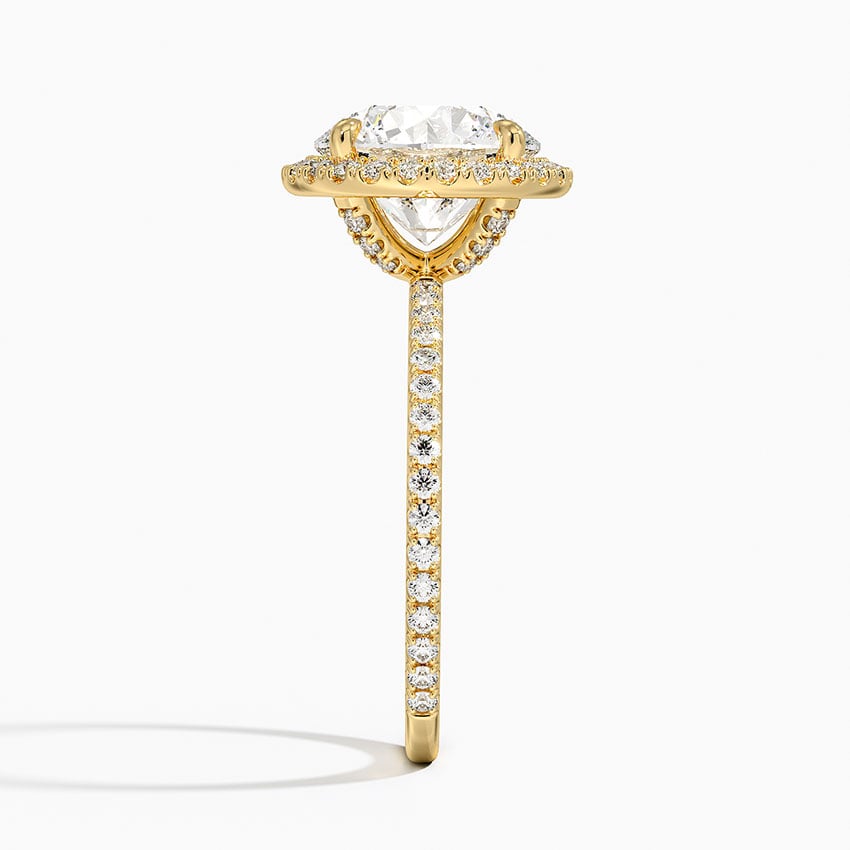 Palawan Diamond Ring - Yellow Gold - 3 ct - Side 2