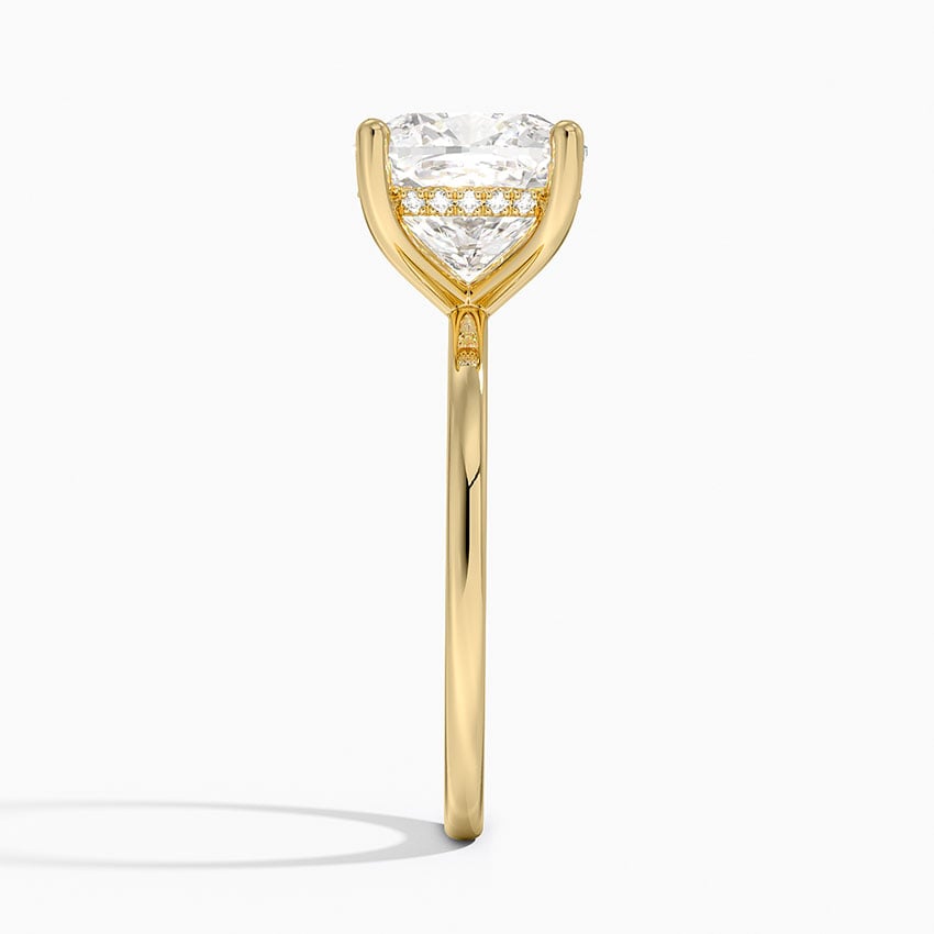 Tahiti Diamond Ring - Yellow Gold - 4 ct - Side 2
