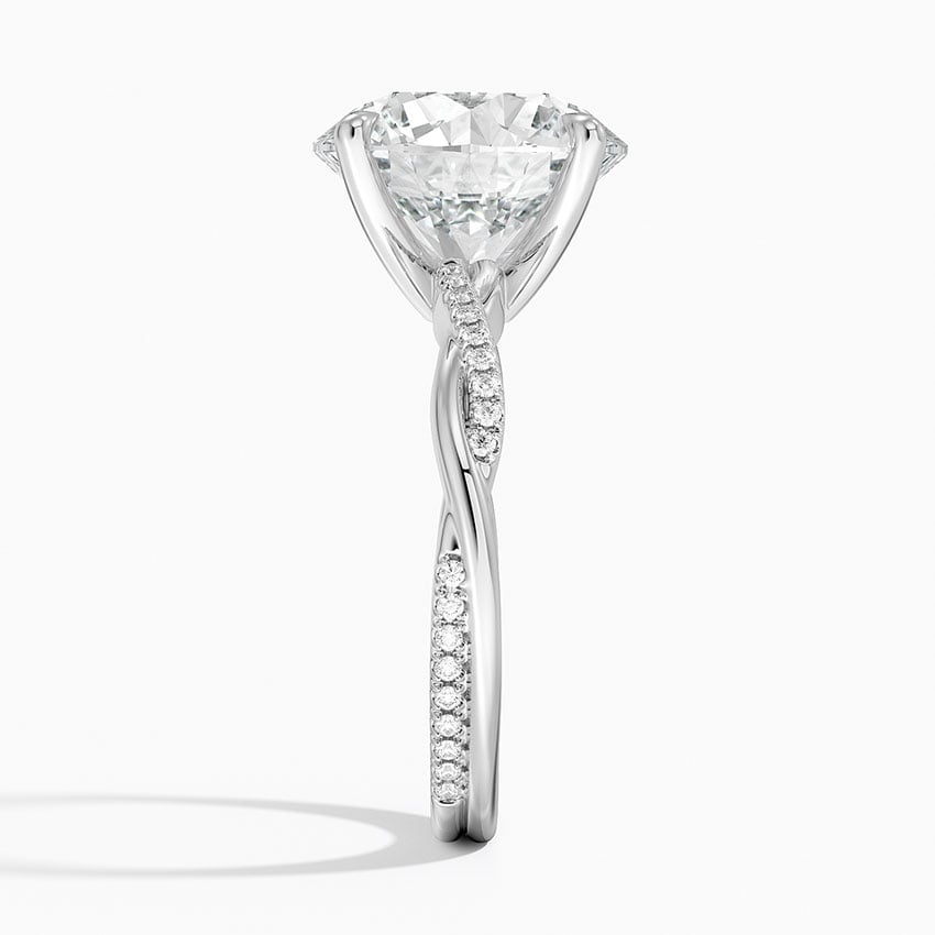 Nara Diamond Ring - White Gold - 5 ct - Side 2