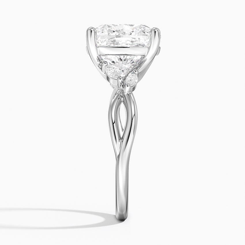 Monterey Diamond Ring - White Gold - 5 ct - Side 2