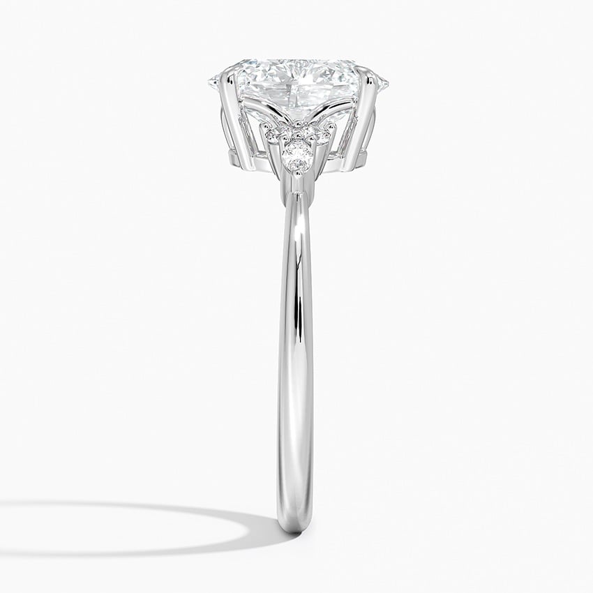 Aspen Diamond Ring - White Gold - 2 ct - Side 2