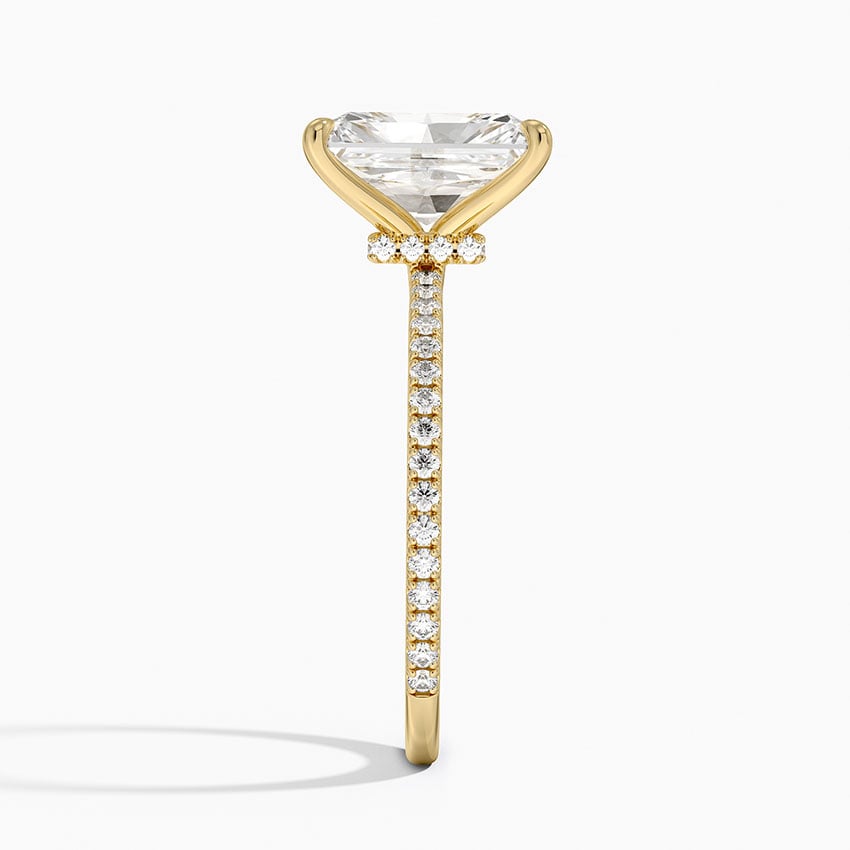 Bellagio Diamond Ring - Yellow Gold - 2.5 ct - Side 2