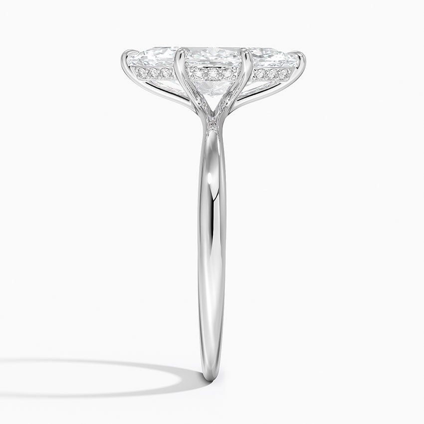 Kyoto Diamond Ring - White Gold - 2 ct - Side 2