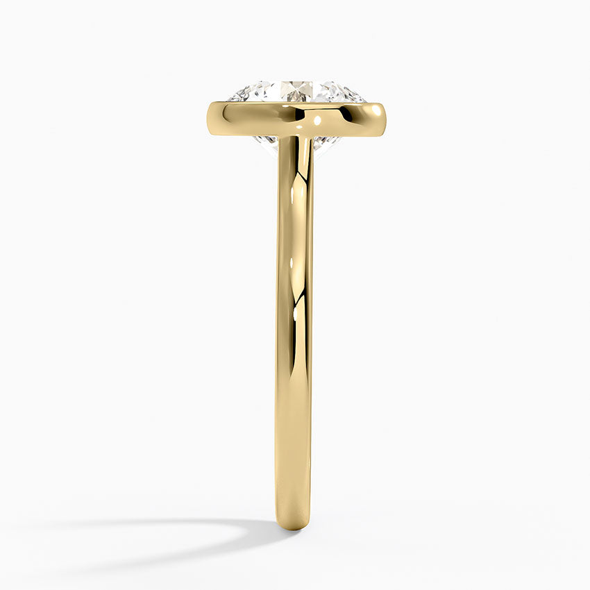 Jeju Lab-Grown Diamond Ring - Yellow Gold - 2.5 ct - Side 2