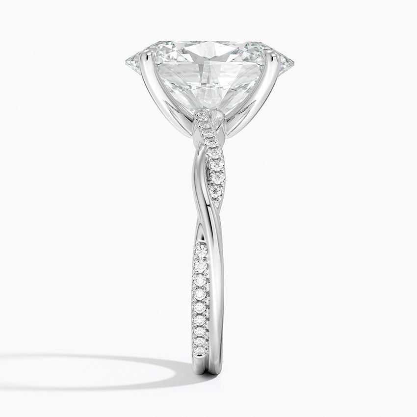 Sapporo Diamond Ring - White Gold - 5 ct - Side 2