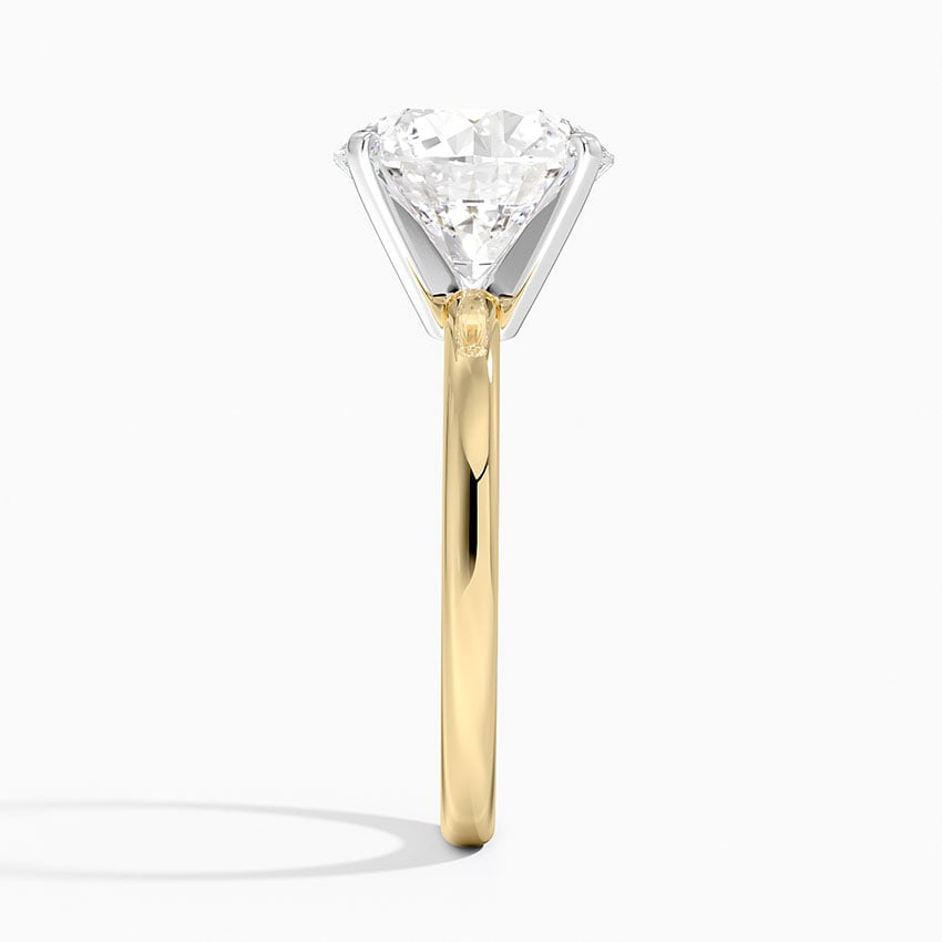 Sausalito Diamond Ring - Yellow Gold - 4 ct - Side 2