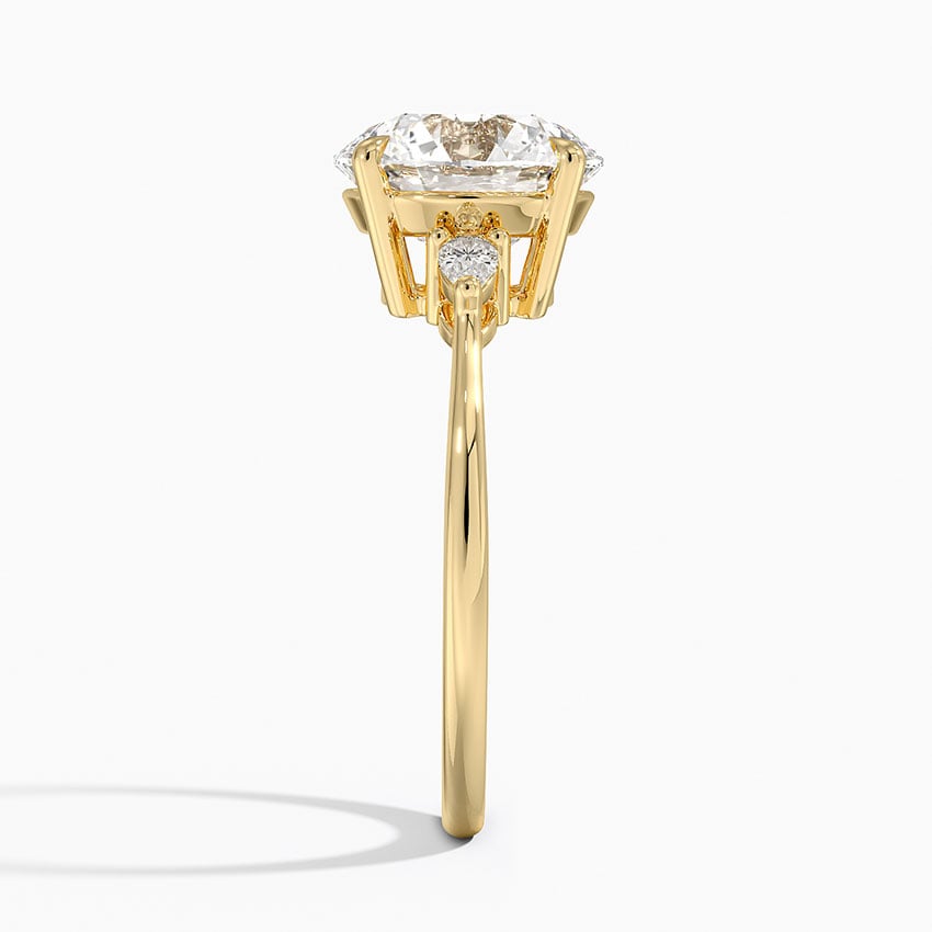Byron Diamond Ring - Yellow Gold - 3 ct - Side 2