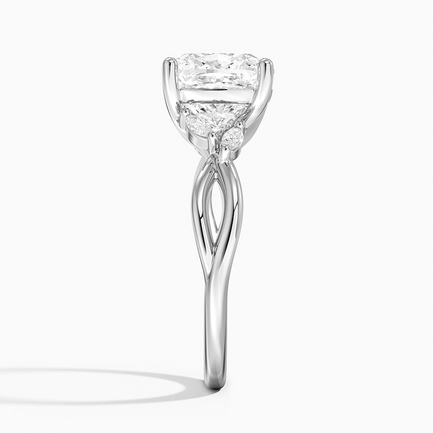 Monterey Diamond Ring - White Gold - 3 ct - Side 2