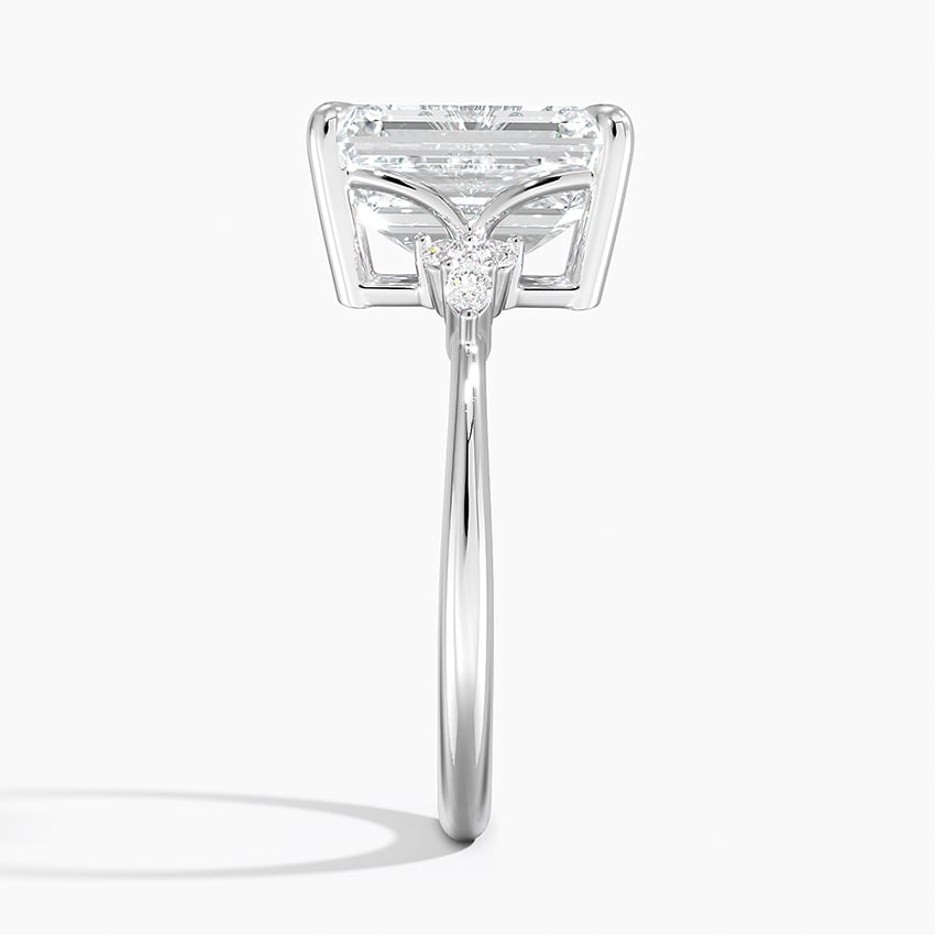 Mallorca Diamond Ring - White Gold - 4 ct - Side 2