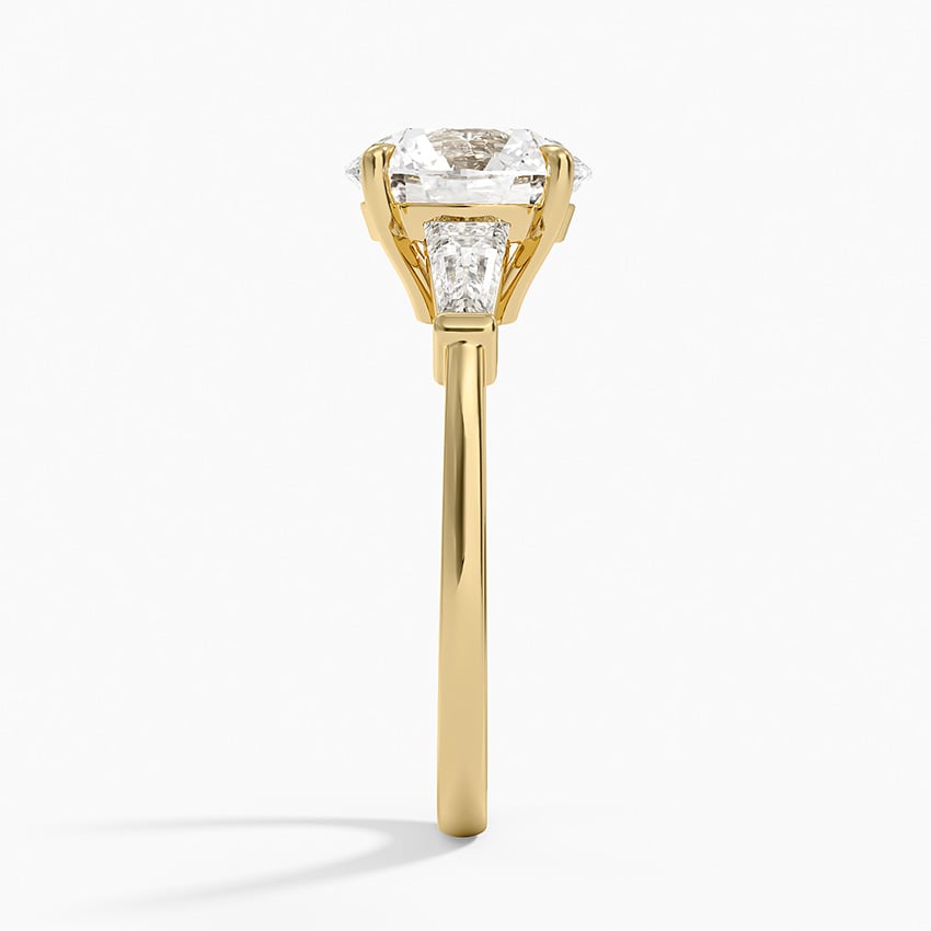 Malibu Diamond Ring - Yellow Gold - 2.5 ct - Side 2