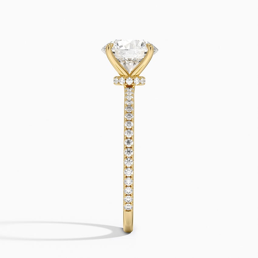 Ravello Diamond Ring - Yellow Gold - 2 ct - Side 2