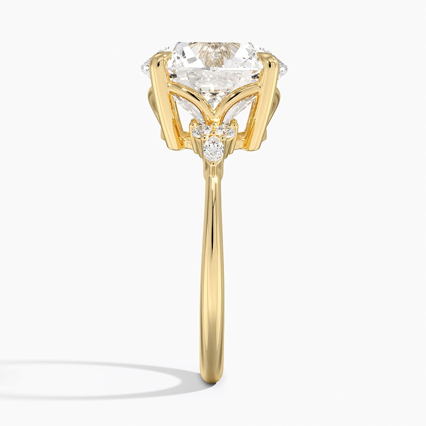 Sorrento Diamond Ring - Yellow Gold - 5 ct - Side 2