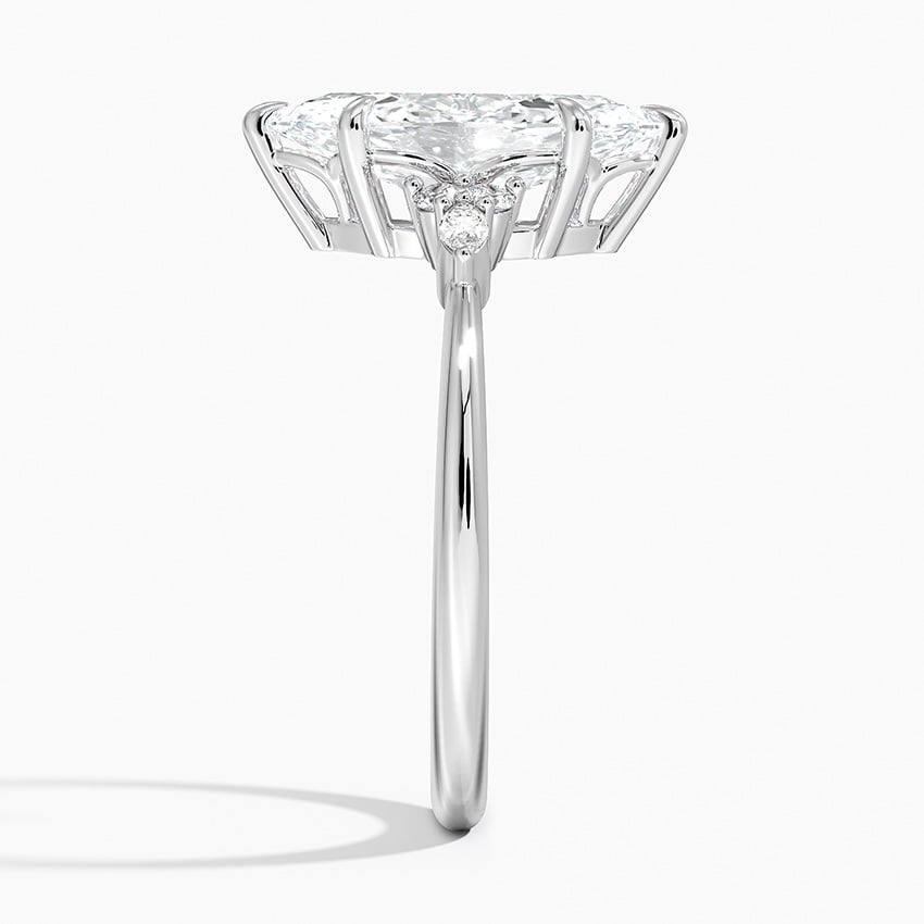 Tahoe Diamond Ring - White Gold - 2 ct - Side 2