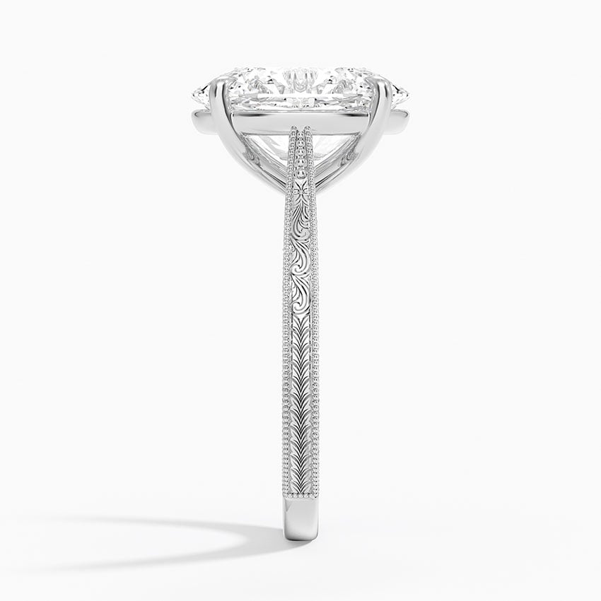 Hakone Diamond Ring - White Gold - 4 ct - Side 2