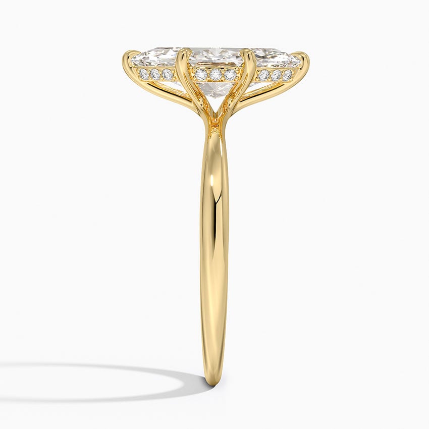 Kyoto Diamond Ring - Yellow Gold - 2 ct - Side 2