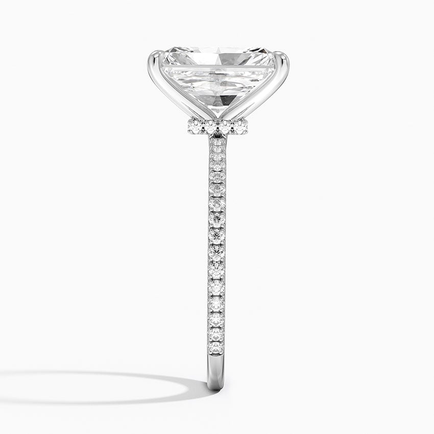 Bellagio Diamond Ring - White Gold - 3.5 ct - Side 2