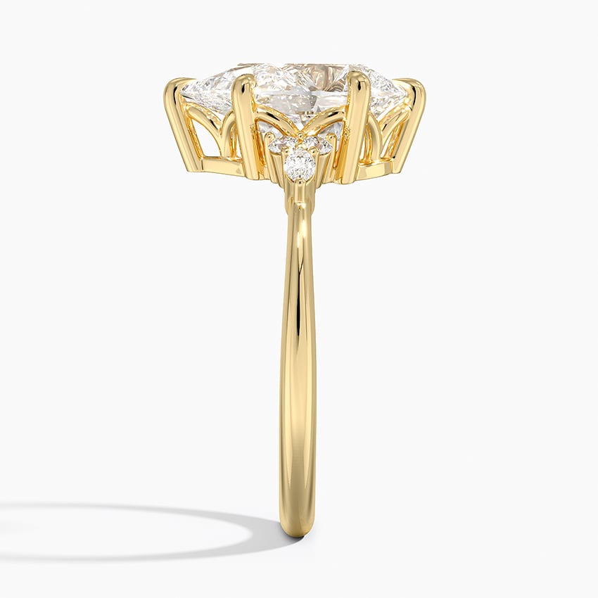 Lucerne Diamond Ring - Yellow Gold - 2.5 ct - Side 2