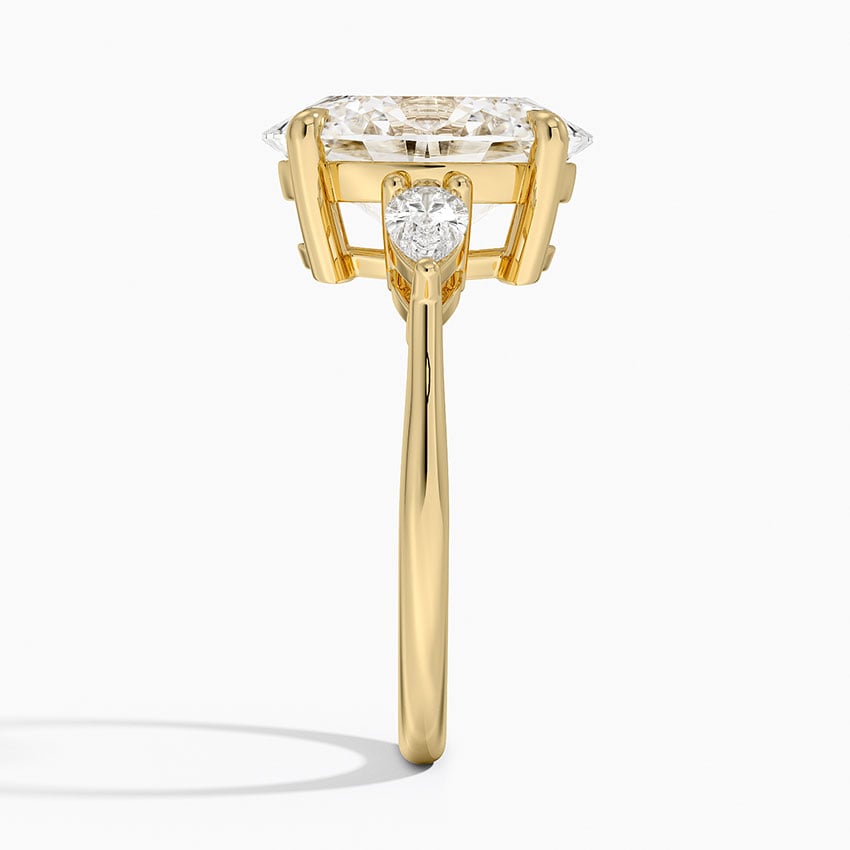 Bora Bora Diamond Ring - Yellow Gold - 3.5 ct - Side 2