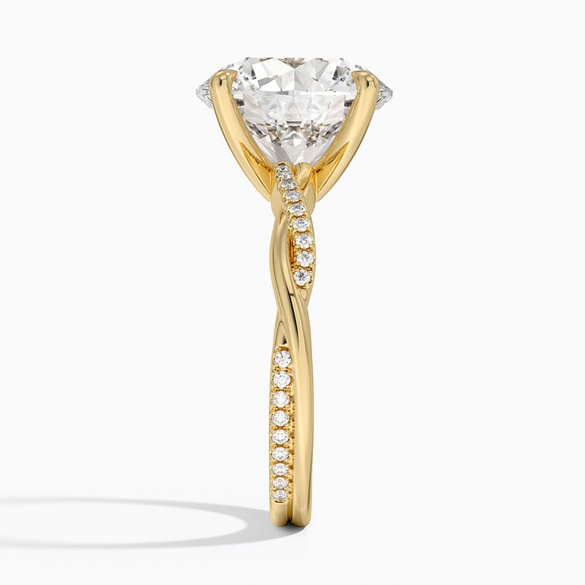Nara Diamond Ring - Yellow Gold - 5 ct - Side 2
