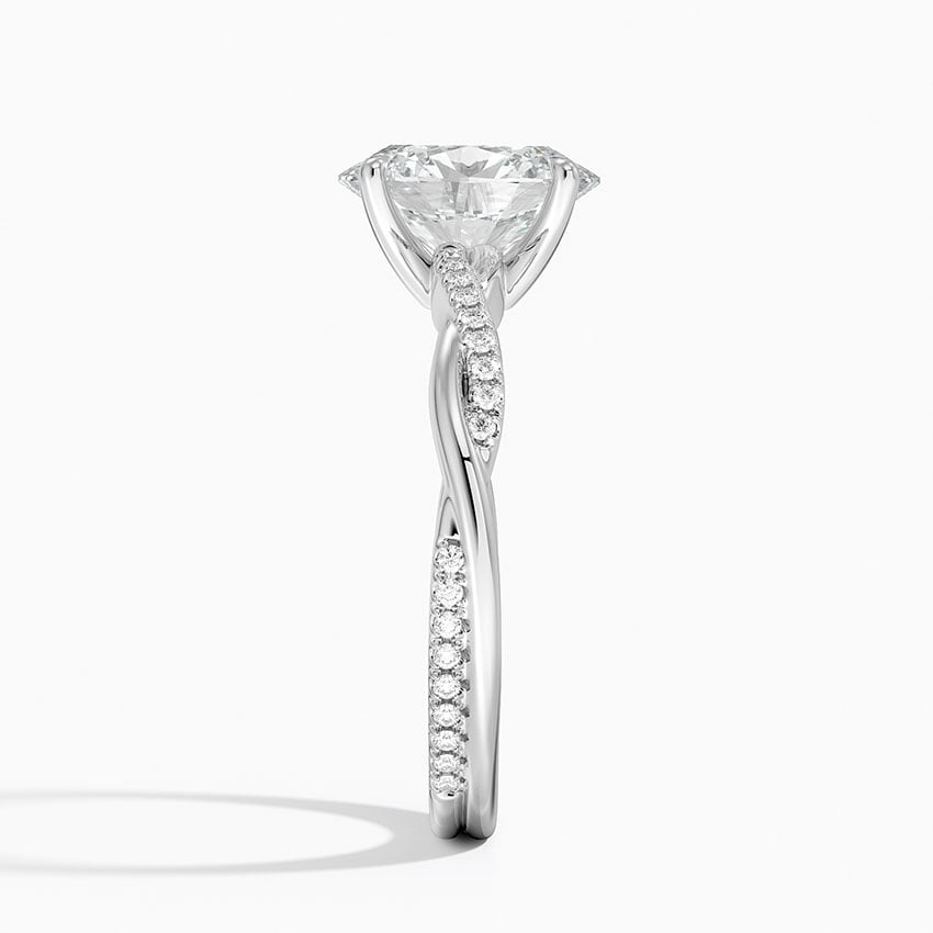 Sapporo Diamond Ring - White Gold - 2 ct - Side 2