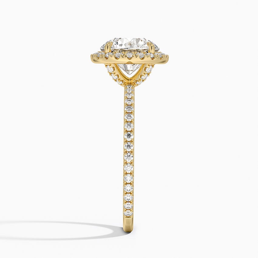 Palawan Diamond Ring - Yellow Gold - 2 ct - Side 2