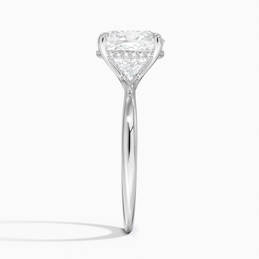 Mykonos Diamond Ring - White Gold - 4 ct - Side 2