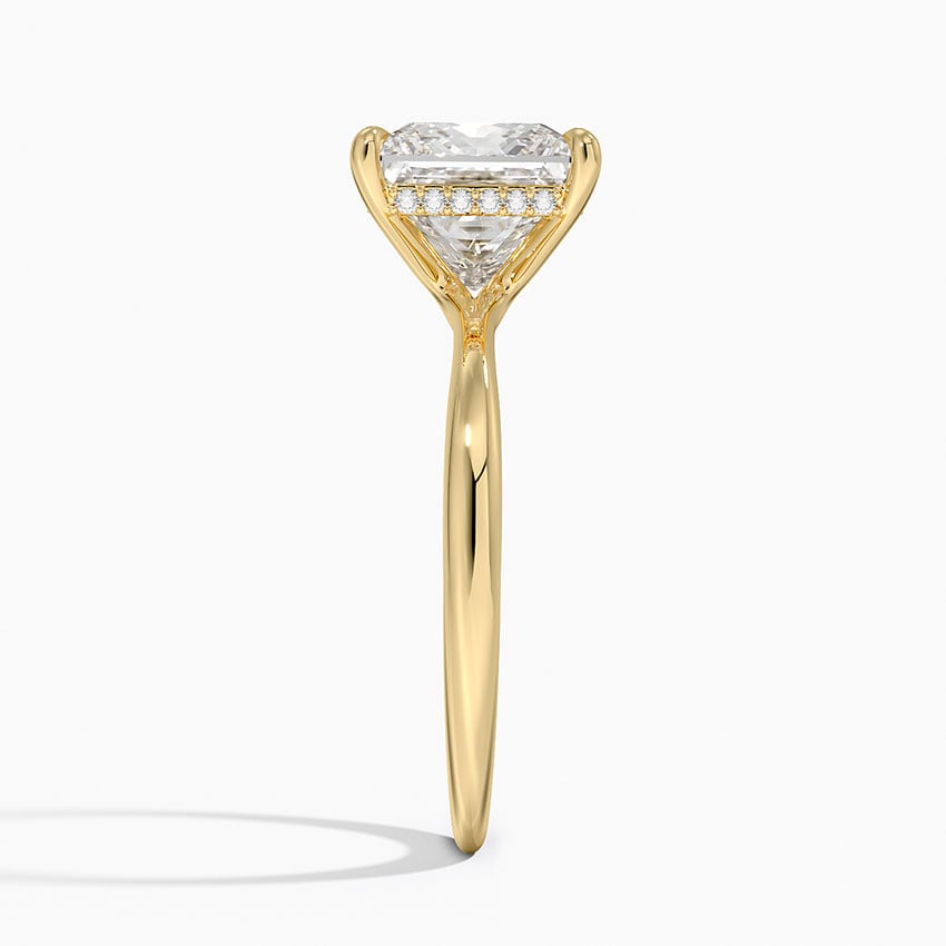 Athens Diamond Ring - Yellow Gold - 3 ct - Side 2