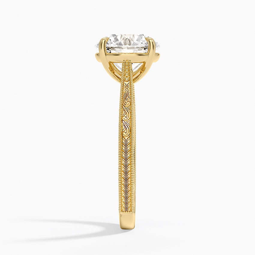 Okinawa Diamond Ring - Yellow Gold - 2.5 ct - Side 2