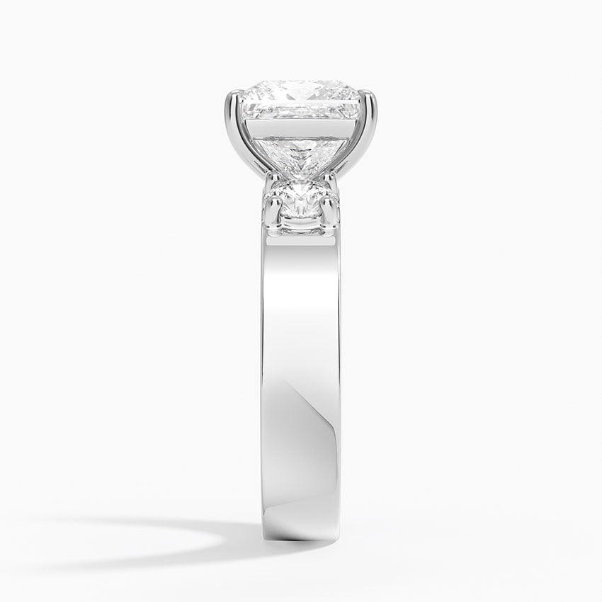 Tulum Diamond Ring - White Gold - 2 ct - Side 2