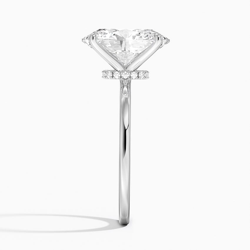 Jaipur Diamond Ring - White Gold - 3.5 ct - Side 2