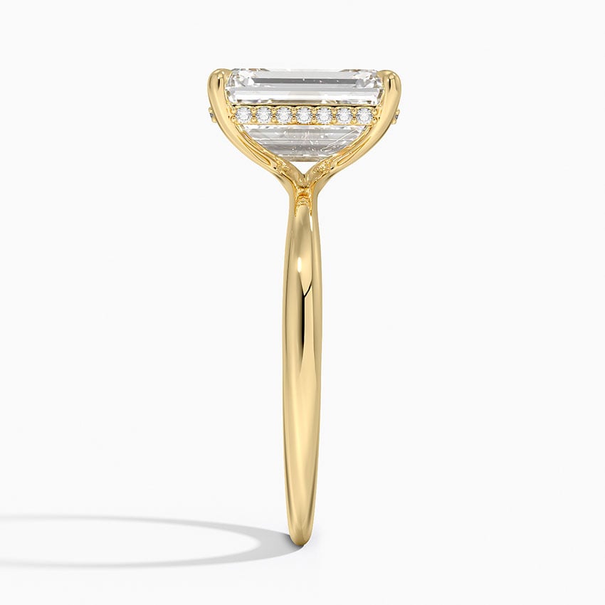 Maldives Diamond Ring - Yellow Gold - 3 ct - Side 2