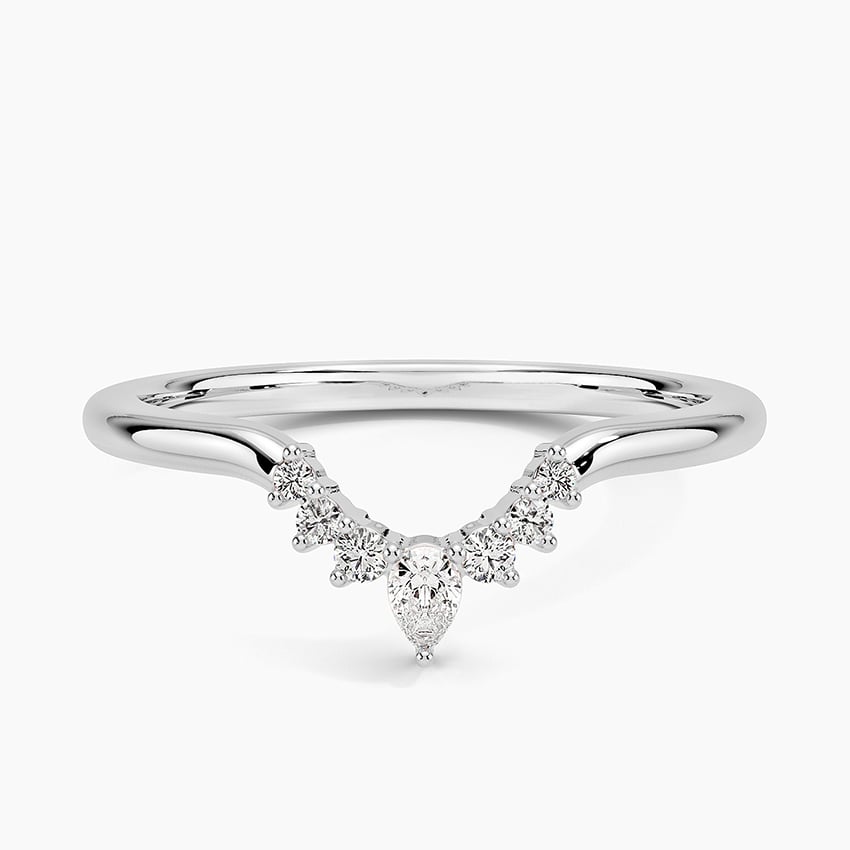 Crescent Embrace - White Gold - Top