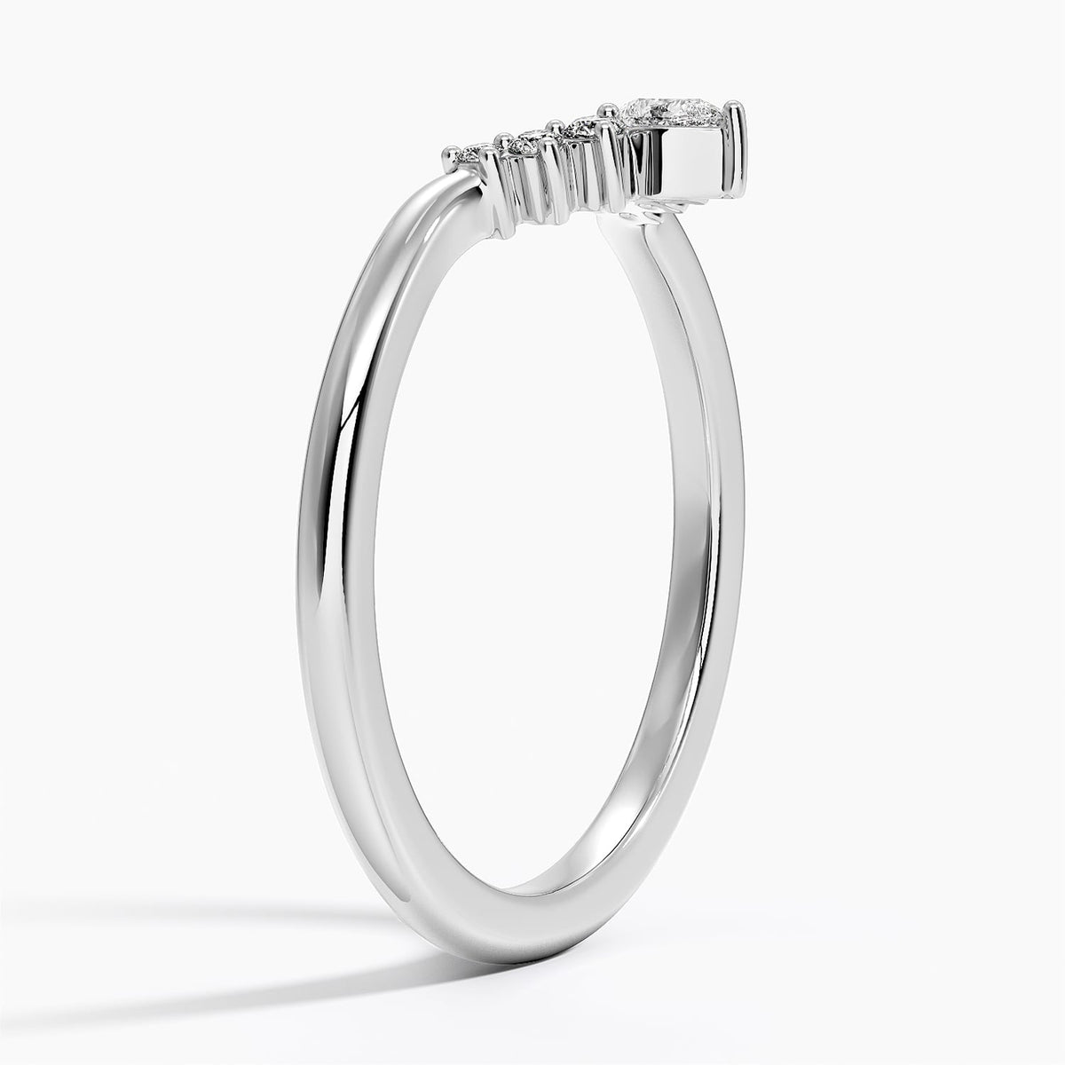 Crescent Embrace - White Gold - Side 1