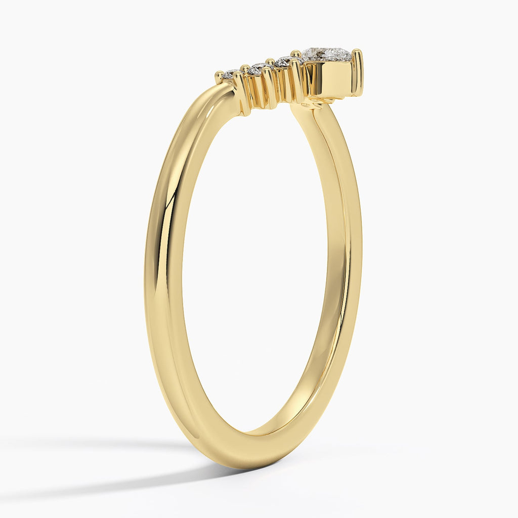 Crescent Embrace - Yellow Gold - Side 1