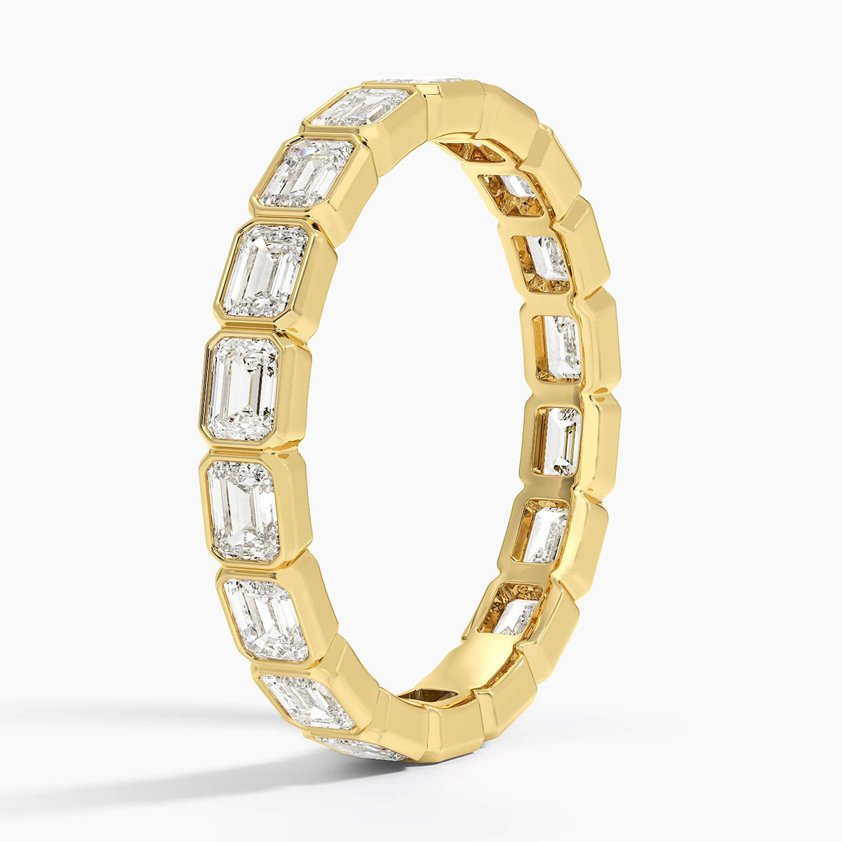 Emerald Mosaic - Yellow Gold - Side 1