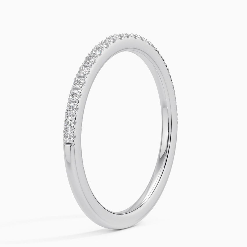 Petite Pavé - White Gold - Side 1