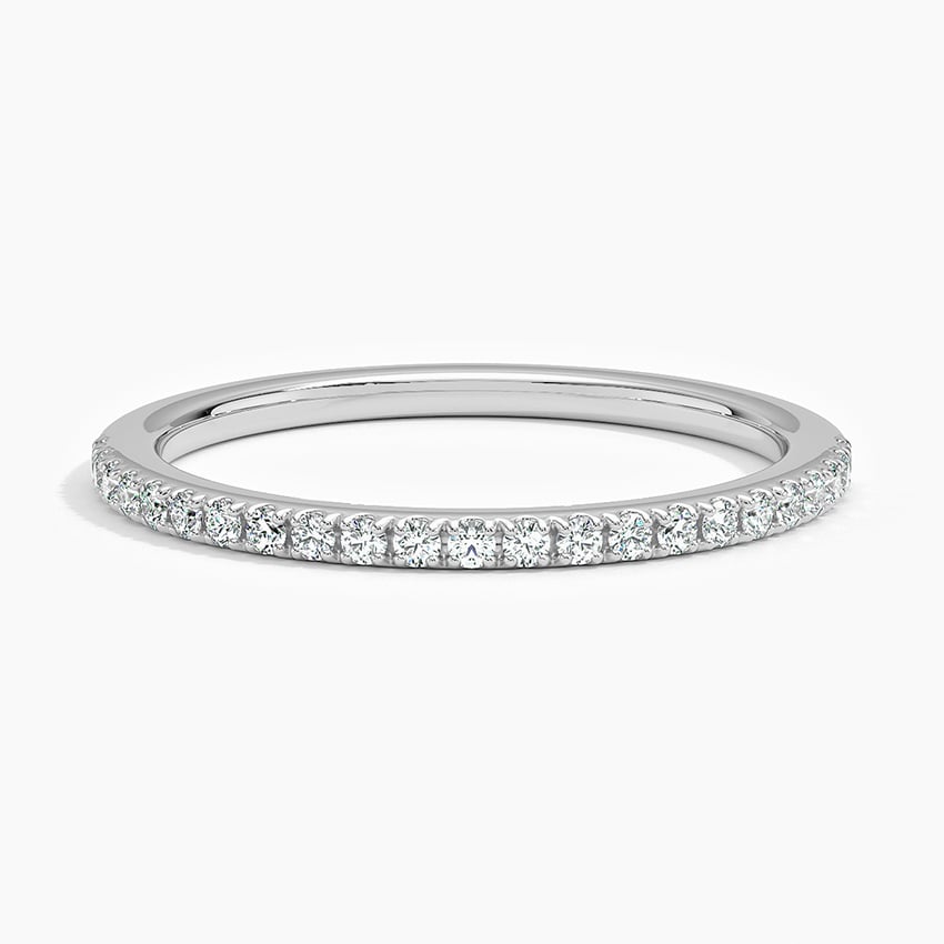 Petite Pavé - White Gold - Top