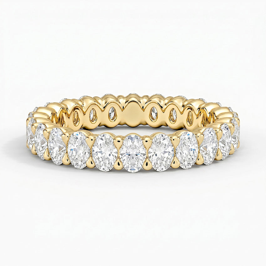Oval Procession - Yellow Gold - Top