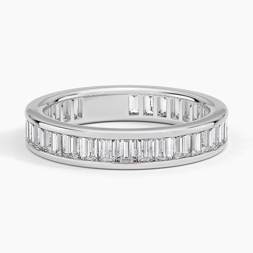 Baguette Colonnade - White Gold - Top