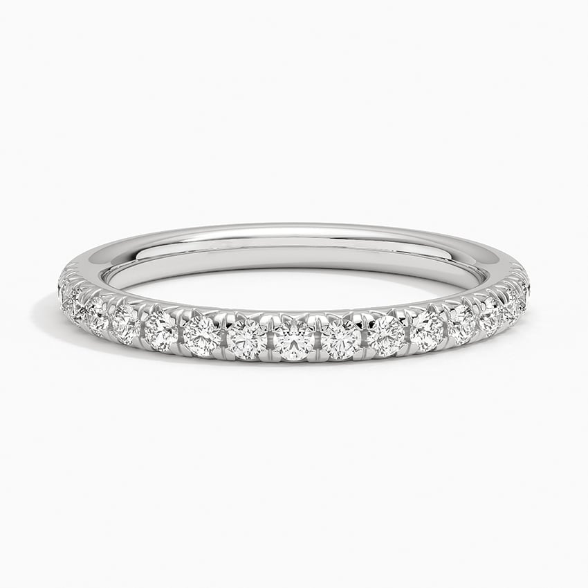 French Pavé - White Gold - Detail