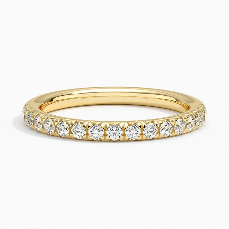 French Pavé - Yellow Gold - Top